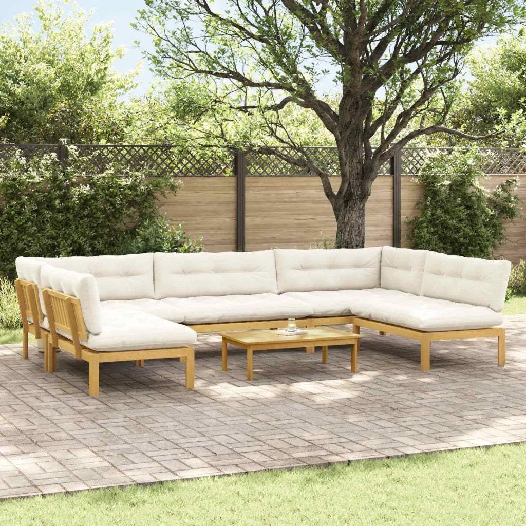 6 Pezzo Unità di divano pallet da giardino 3418265