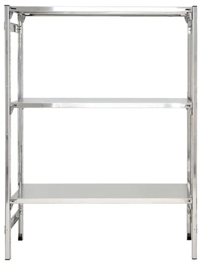 Scaffale lineare in acciaio inox per prodotti alimentari cm. 130x50x150h