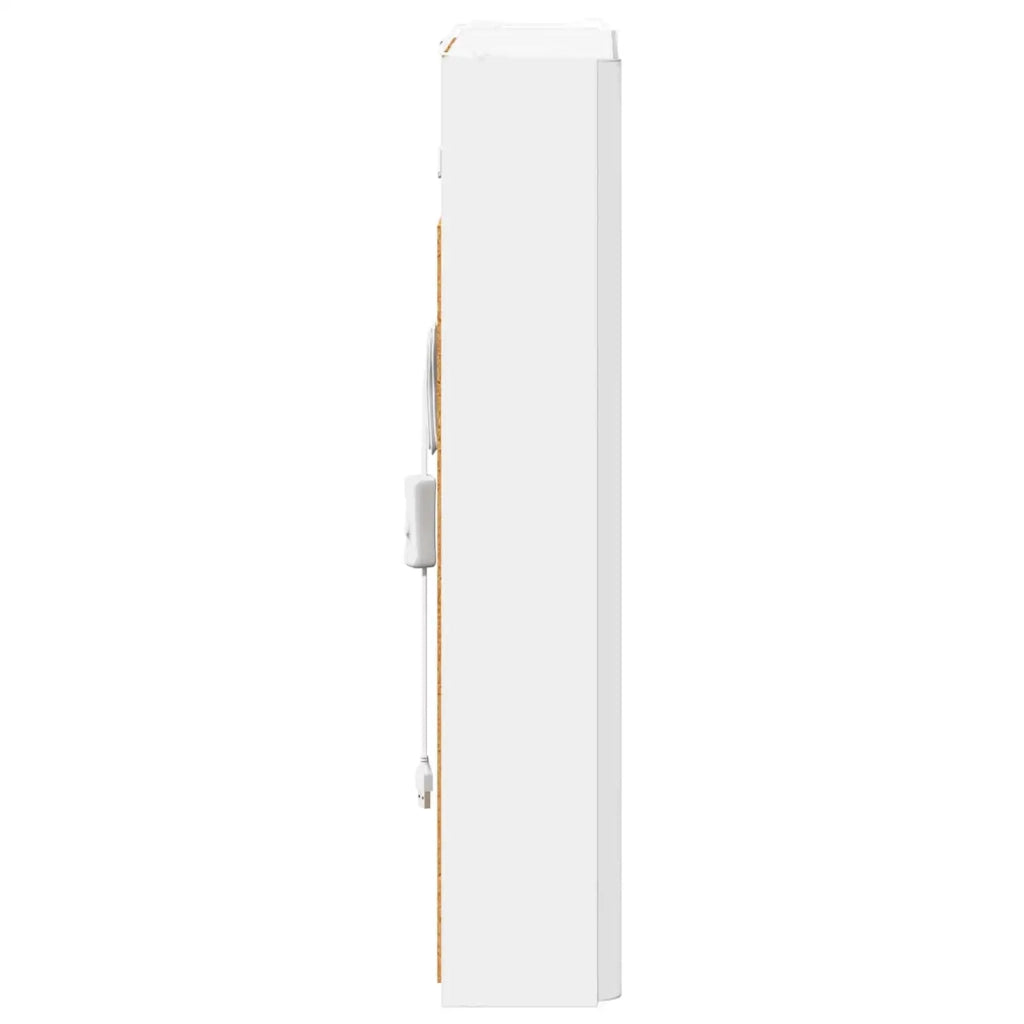 Mobiletto per specchio da bagno Bianco 43 x 11,5 x 60,5 cm
