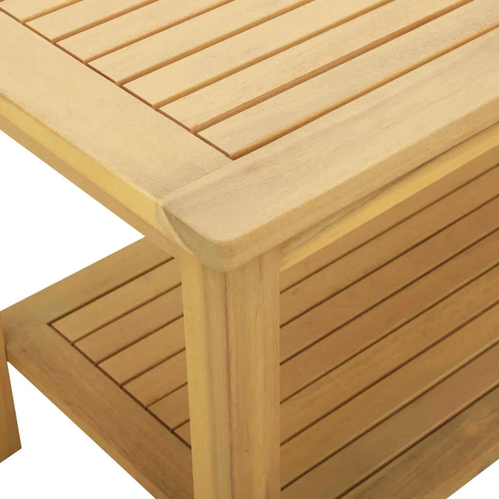 Tavolo laterale Olio Naturale 90 x 50 x 45 cm 42026803