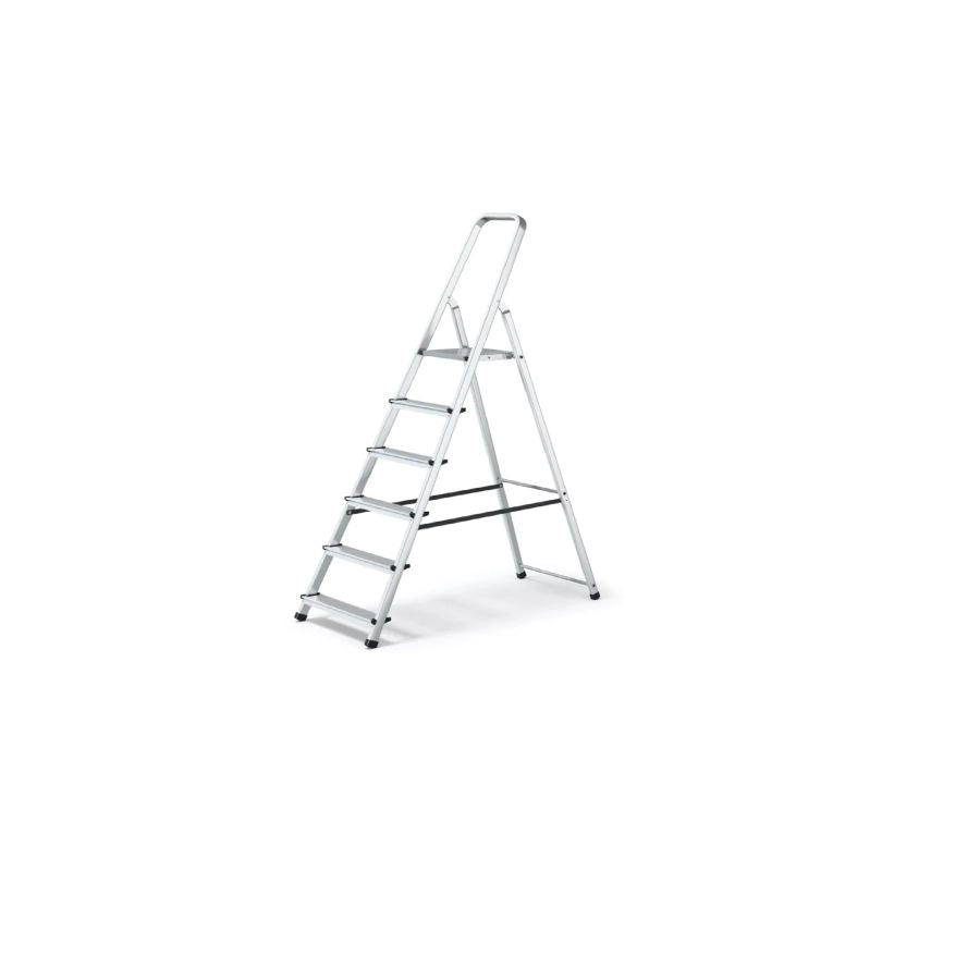 SCALA ALLUMINIO EVEREST 6 GRADINI PORTATA 150KG USO DOMESTICO