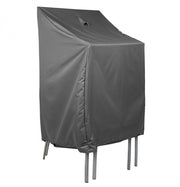 Telo Copertura Resistente All'Acqua Per Pila Di Sedie 66X66X80/120 Cm