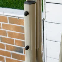 Dondolo da Giardino 3 Posti in Acciaio con Tetto Regolabile, Cuscini e Braccioli, 172x110x156cm