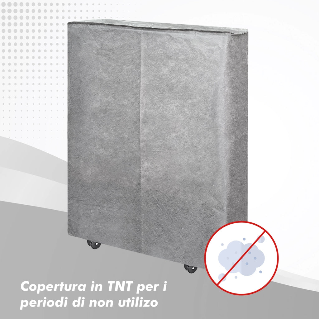 Brandina Pieghevole A Doghe Con Materasso Letto Ospiti Struttura Resistente Con Ruote Prodotto Italiano Branda Ortopedica Richiudibile 80x190 Cm Trasportabile In Omaggio Cuscino e Cover Protettiva