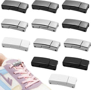 Cinture elastiche in 4 colori per scarpe da ginnastica e tempo libero con chiusura a magnete.