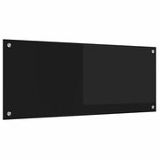 Schienale da cucina Nero 100 x 40 cm vetro temperato CFW3838399