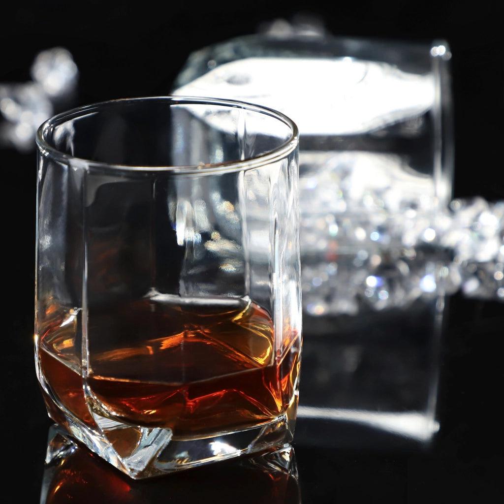 Set di 6 bicchieri KADAX da 320 ml per whisky, bevande e succhi di frutta.
