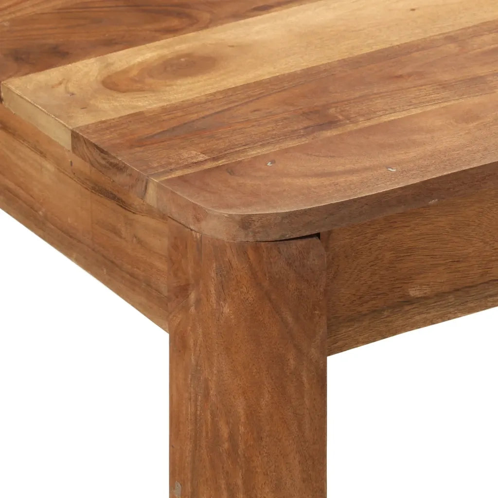 Tavolo da Bar in Legno Acacia Finitura Sheesham 110x55x106 cm cod mxl 21483