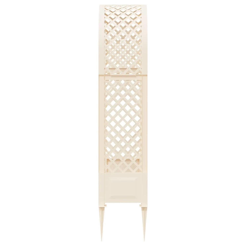 Arco di rose con punte Bianco 97 x 43 x 218 cm PP CFW1786249
