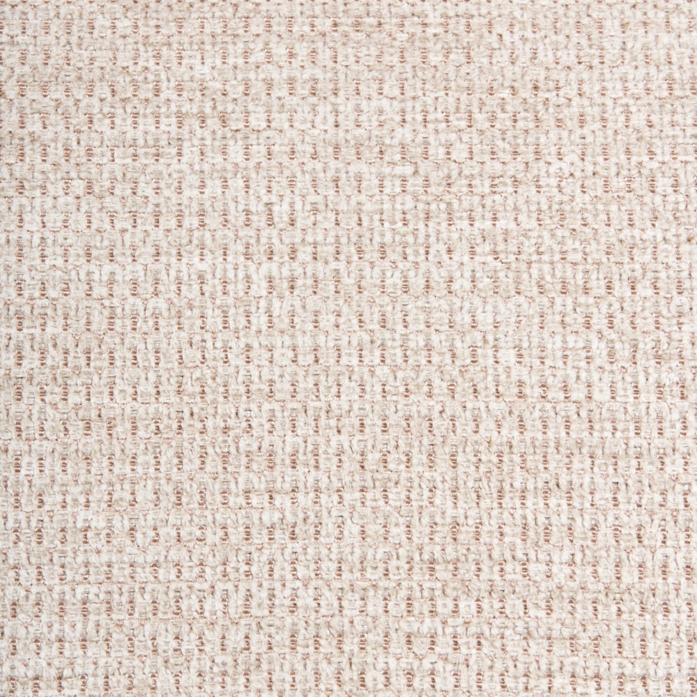 Poltrona d'accento Beige Poliestere Rivestita Girevole Moderna Grande Seduta Quadrata Schienale Curvo