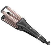 GA.MA X-Waves Keration, ideale per creare Beach Waves, Massima Protezione Cheratina Capelli, Tecnologia Micro Glitt, Anti Crespo, Per Capelli Forti e Luminosi, Temperatura Regolabile, Riscaldamento Istantaneo, Display LED, Cavo Lungo 3 metri