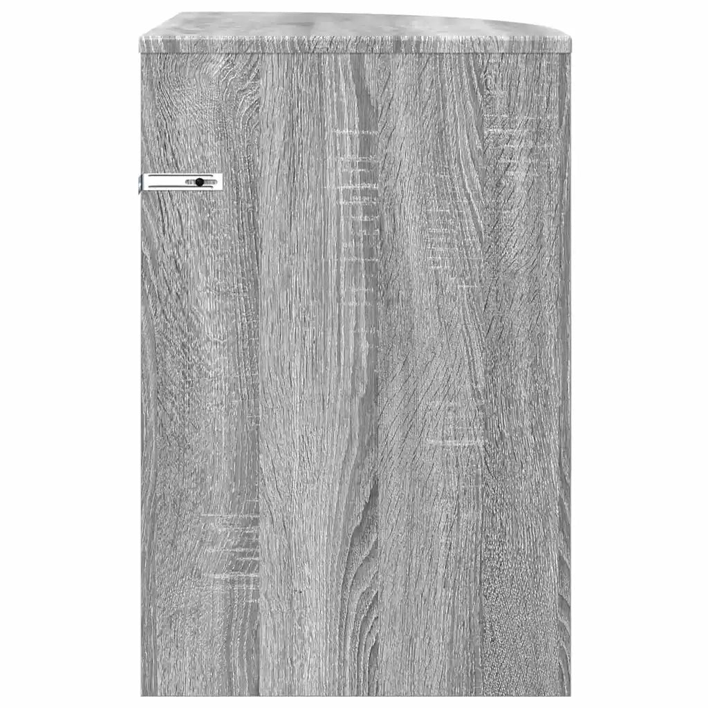 Tavolino Grigio Sonoma 39,7 x 39,7 x 60 cm Legno multistrato 891136