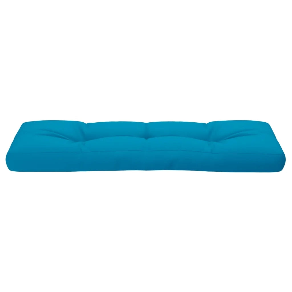 Cuscino per Pallet Blu Chiaro 120x40x12 cm in Tessuto 360627