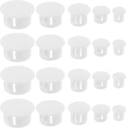 Viti di Plastica per Viti di Sostituzione Tipo Flush - 100 Pezzi - Paratie Porte Finestre Paratie - Bianco.