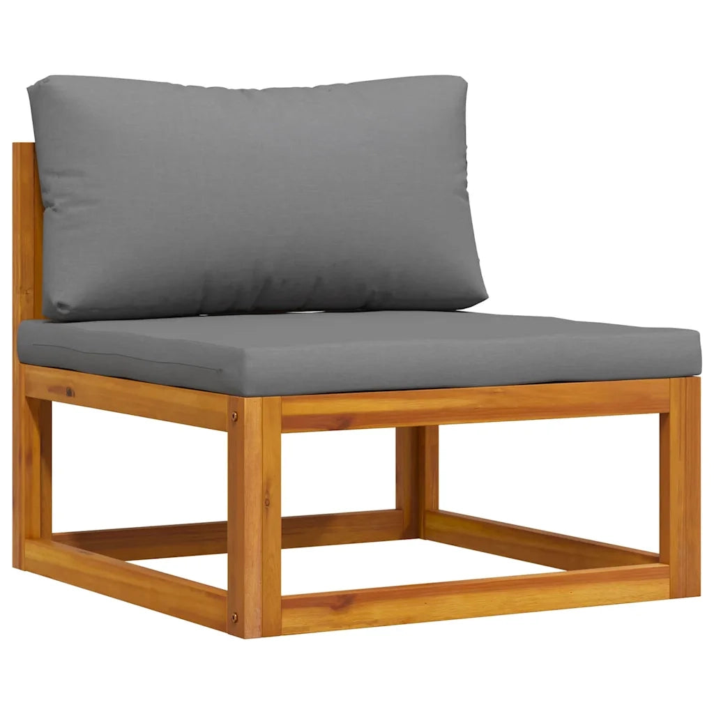 Salotto da Giardino-Set Divani da Giardino 2 pz con Cuscini in Massello di Acacia 822786