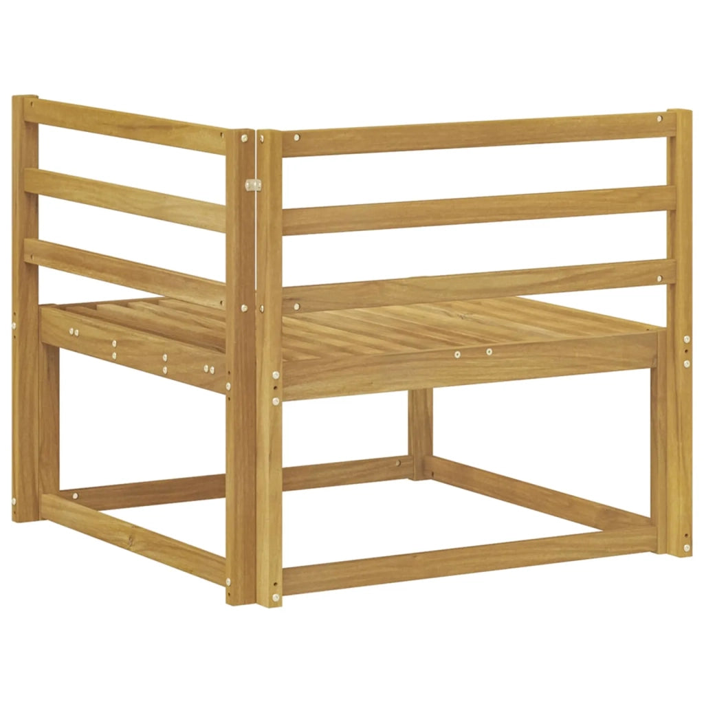 Divano angolare da esterno Bianco 83 x 83 x 73 cm 901545