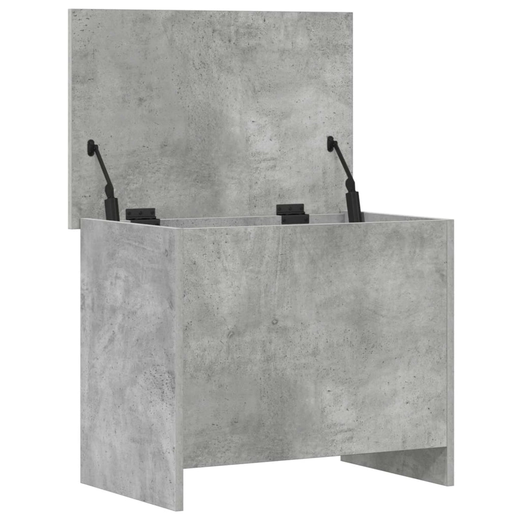 Cassa di stoccaggio Grigio Cemento 60 x 40 x 50 cm 8011254