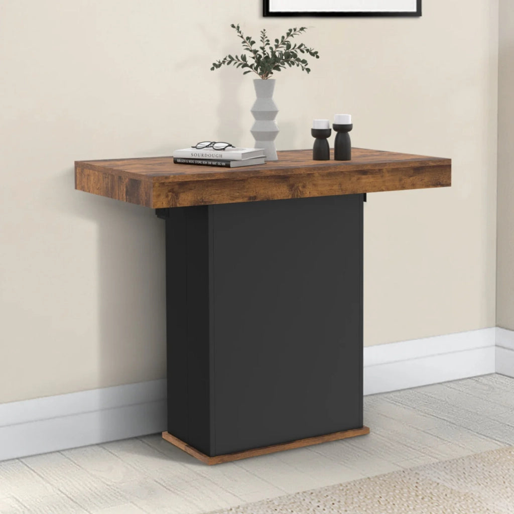 IDMarket - Lot de 2 tables de chevet UTAH 1 tiroir et 1 niche effet lattes