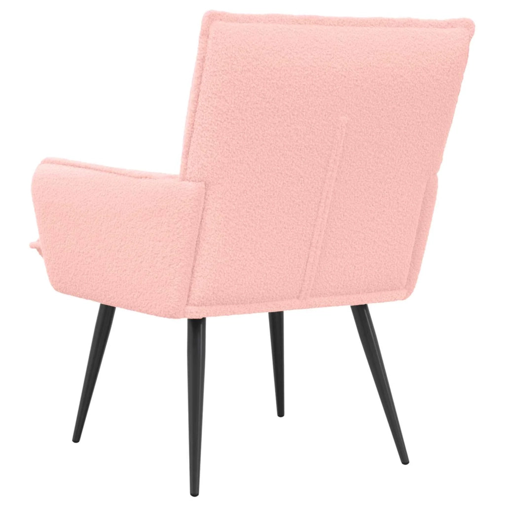 Poltrona Rosa Bouclé 42047694