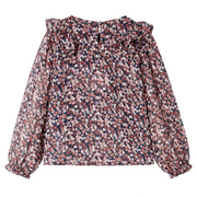 Camicia da Bambina a Maniche Lunghe Rosa Scuro 104 14405