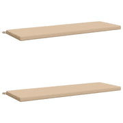 Cuscini per Panchina a 2 Pezzi SOEST 2 pz 100% Poliestere Crema 949451