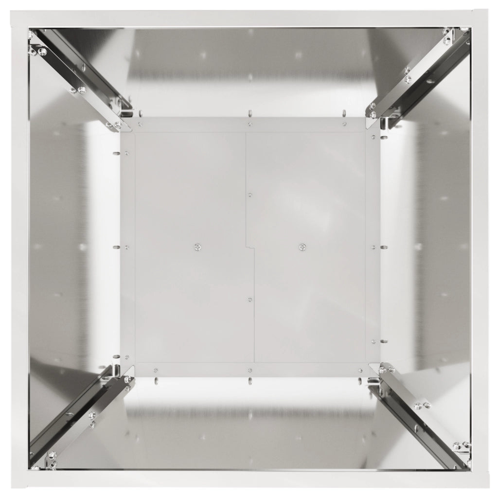 Supporto per piante Acciaio zincato 40 x 40 x 101 cm Vasi