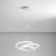 DIVA S/P - LAMPADARIO A SOSPENSIONE COLORE BIANCO A LED 3000K 1950LM 39W DIMMERABILE