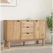 Credenza OTTA 113,5x43x73 cm in Legno Massello di Pino 348591