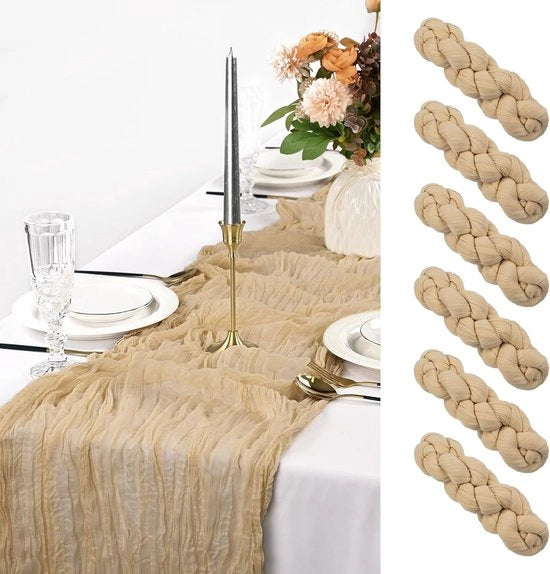 6 Pacchi di Tovaglie da Formaggio per Tavolo, 10 Piedi di Tovaglia da Formaggio per Tavolo, Decorazione da Tavola Pascha, 35,4 x 120 Pollici, Tovaglia da Formaggio Rustica per Tavolo, Tovaglia da Formaggio Transparente, Tavolo da Formaggio con 6 Pacchi