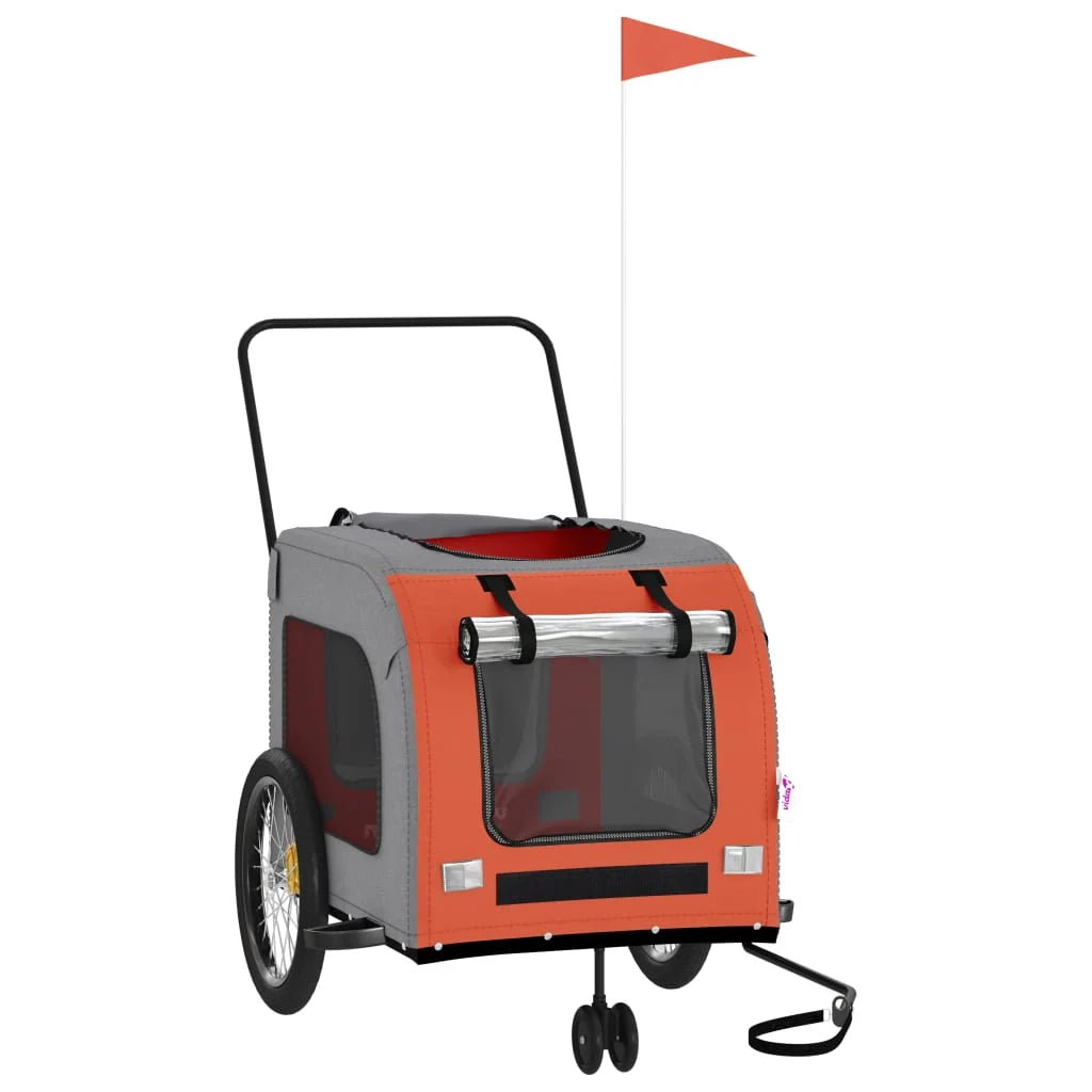 Rimorchio/carrello per animali domestici arancione 02_0044328