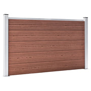 Pannello di Recinzione in WPC 353x106 cm Marrone 3053243