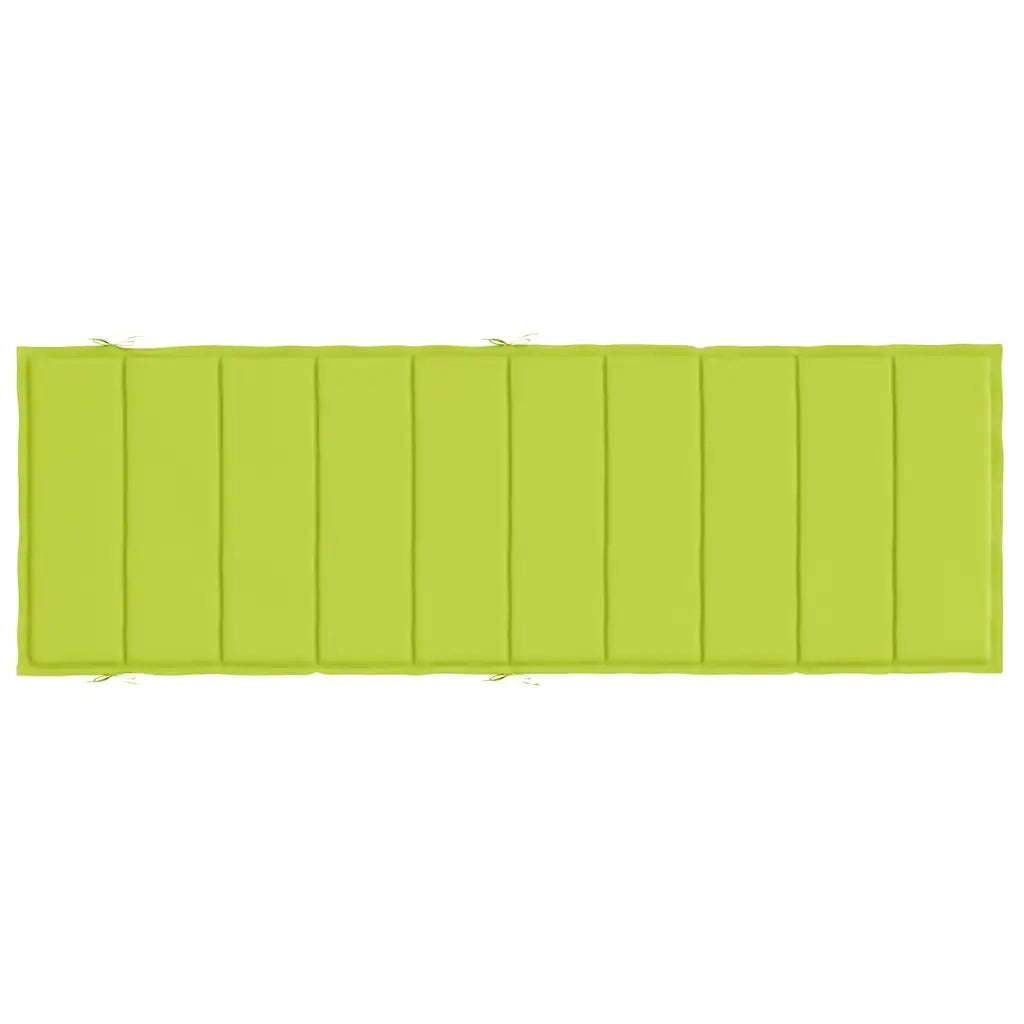 Cuscino per Lettino Verde Intenso 186x58x4 cm in Tessuto Oxford 314169