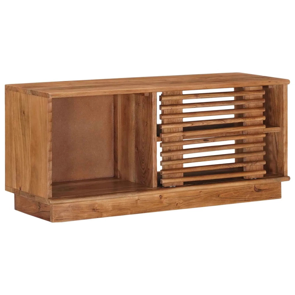 Mobile TV con archiviazione con porta Naturale 90 x 30 x 40 cm