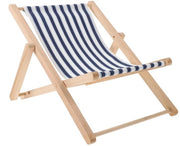 Sedia da Spiaggia Opzionabile in Legno - Sedia da Spiaggia Leggera - Sedia da Spiaggia Regolabile - Decorazione Nautica - Artigianato in Stile Mediterraneo - Giardino da Spiaggia
