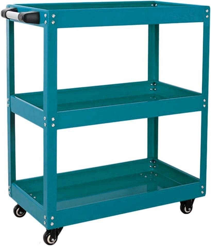 Carrello a 3 ripiani porta attrezzi multiuso per officina a 3 piani max 100 KG
