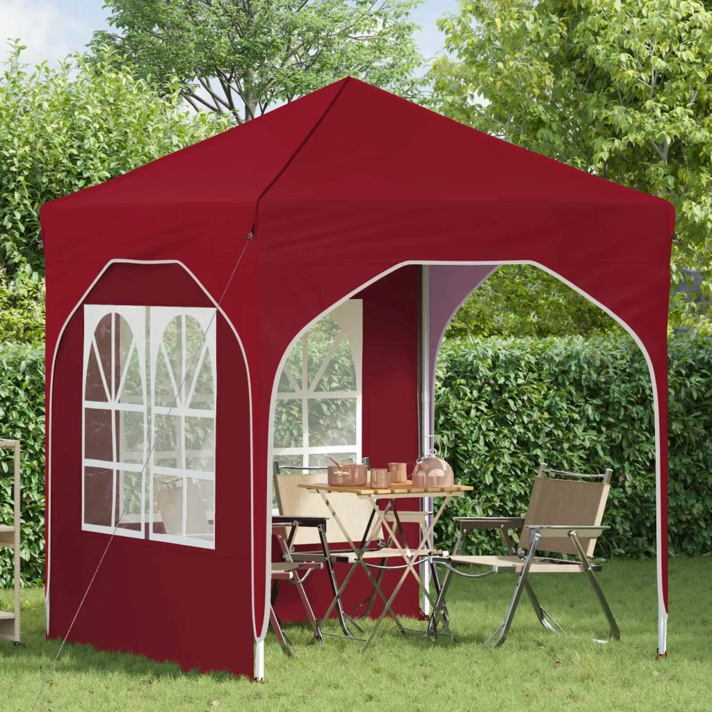 Tenda per feste a pop-up 192 x 192 x 245 cm Borgogna 42019829