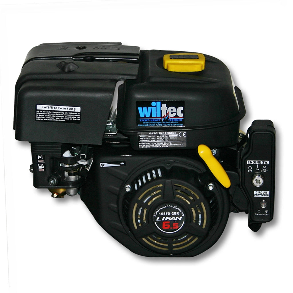 LIFAN 168 Motore a benzina 4,8 kW 6,5 CV 196 ccm con frizione a bagno d´olio riduzione 2:1 E-Starter