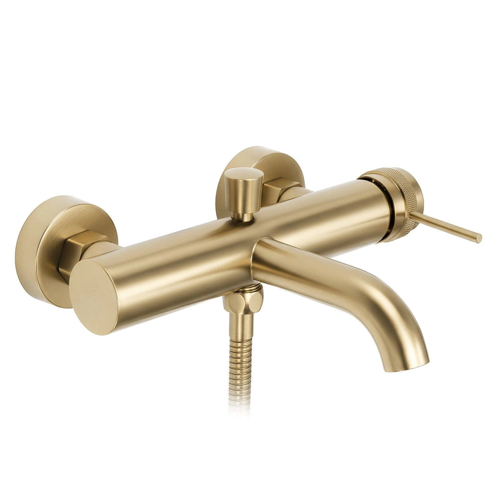 Rubinetto Da Vasca Rea Lungo Grip Brush Gold