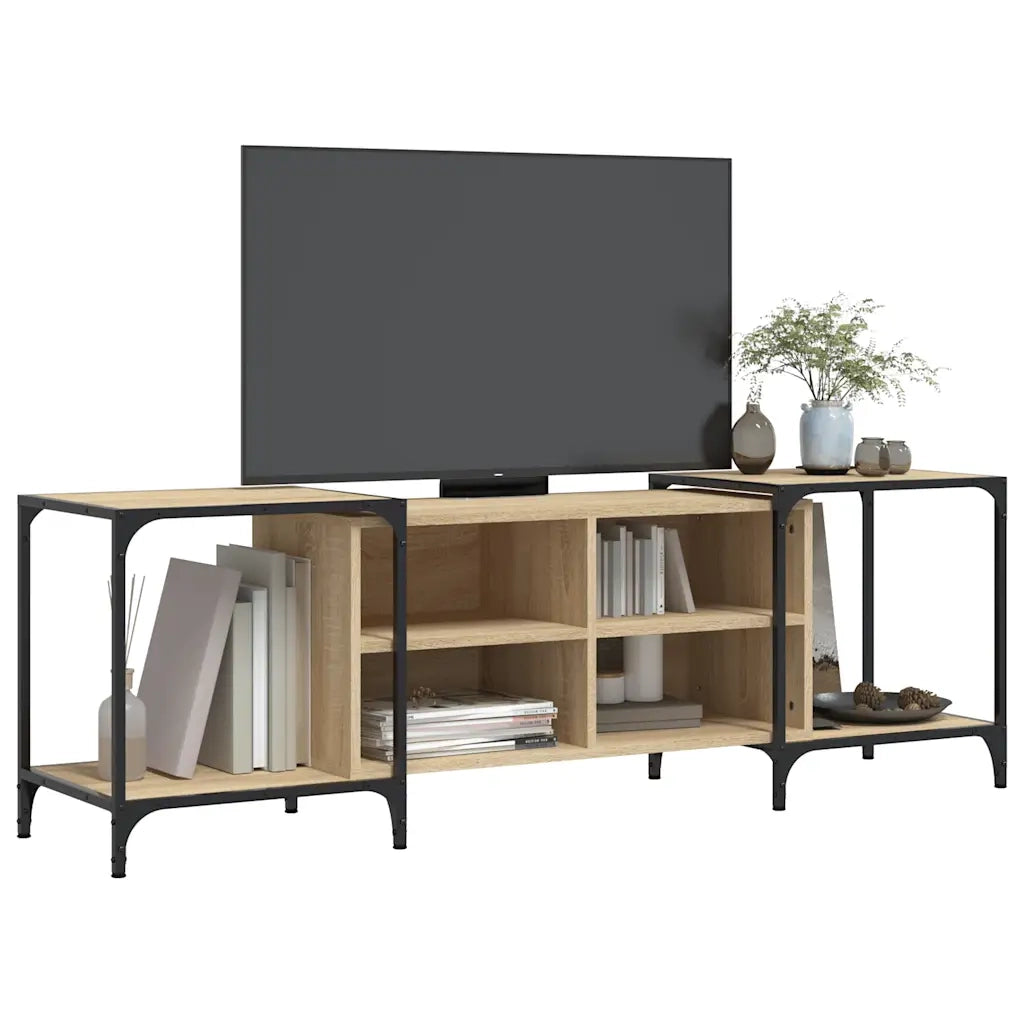 Mobile Porta TV Rovere Sonoma 155x37x50 cm in Legno Multistratocod mxl 109420