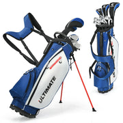Set di 9 mazze da golf per principianti 109 x 86,5 x 5,8 kg per aumentare la distanza stile moderno alluminio nero 20_0011861