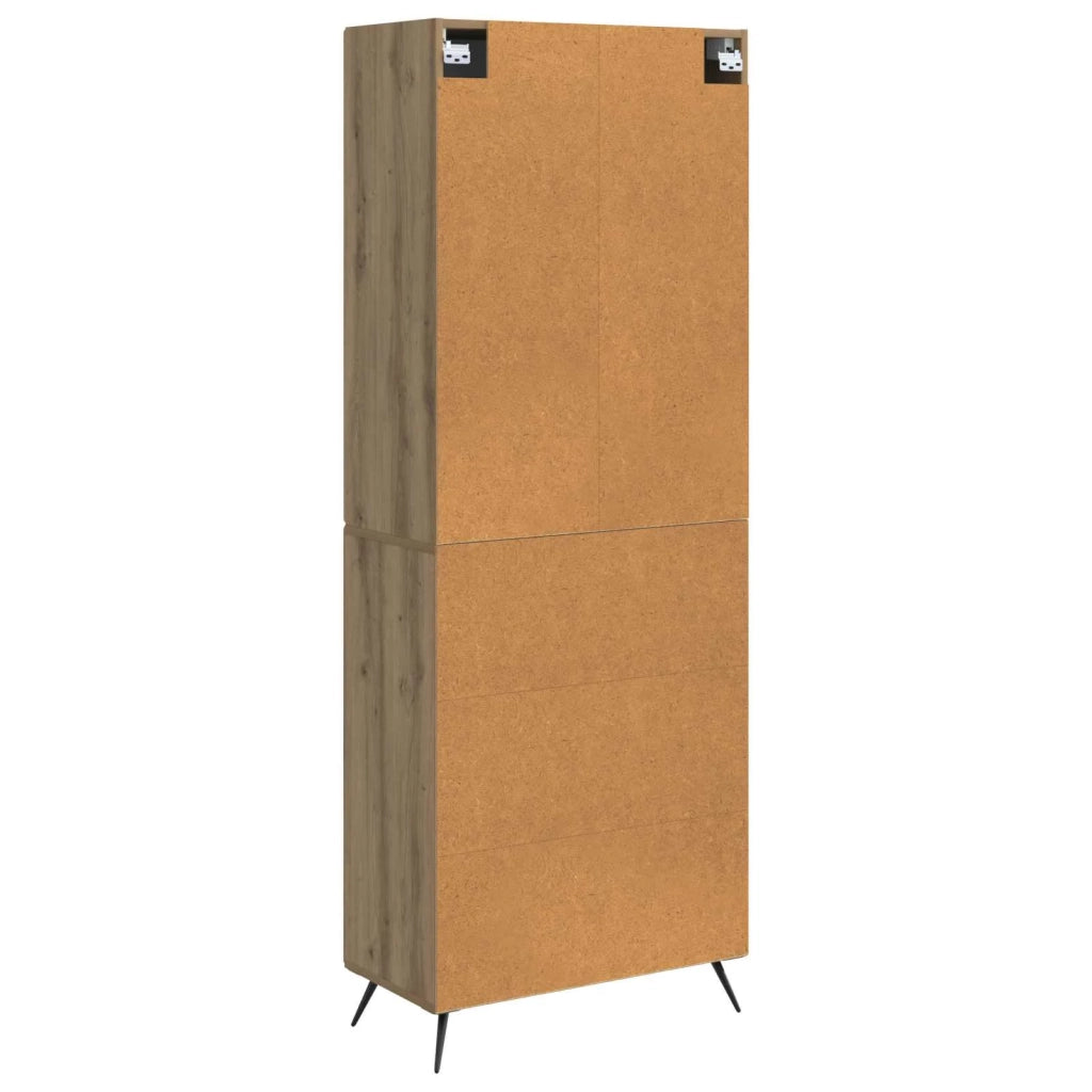 Set di armadi 2 pcs Rovere Artigianale Legno ingegnerizzato