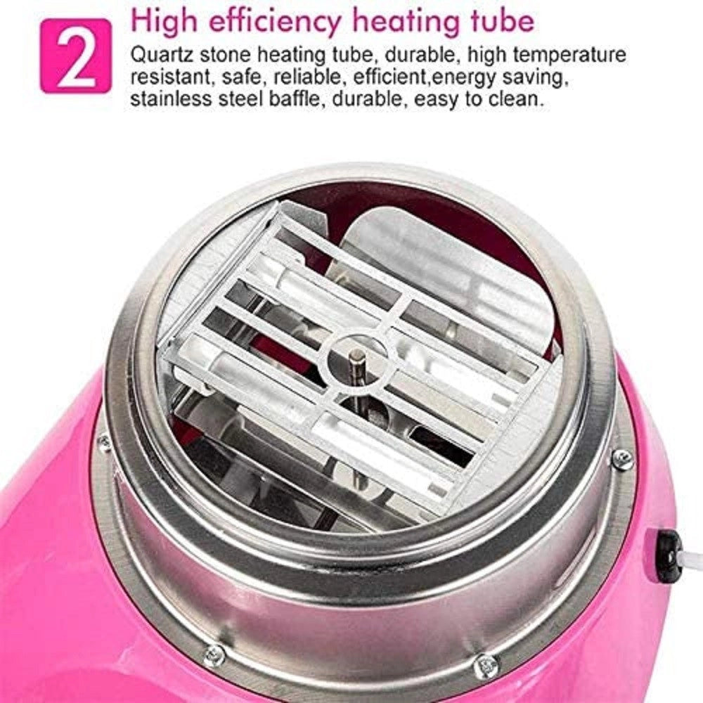 Trade Shop - Macchina Per Zucchero Filato Cotton Candy Maker Fai Da Te Caramelle Marshmallow -
