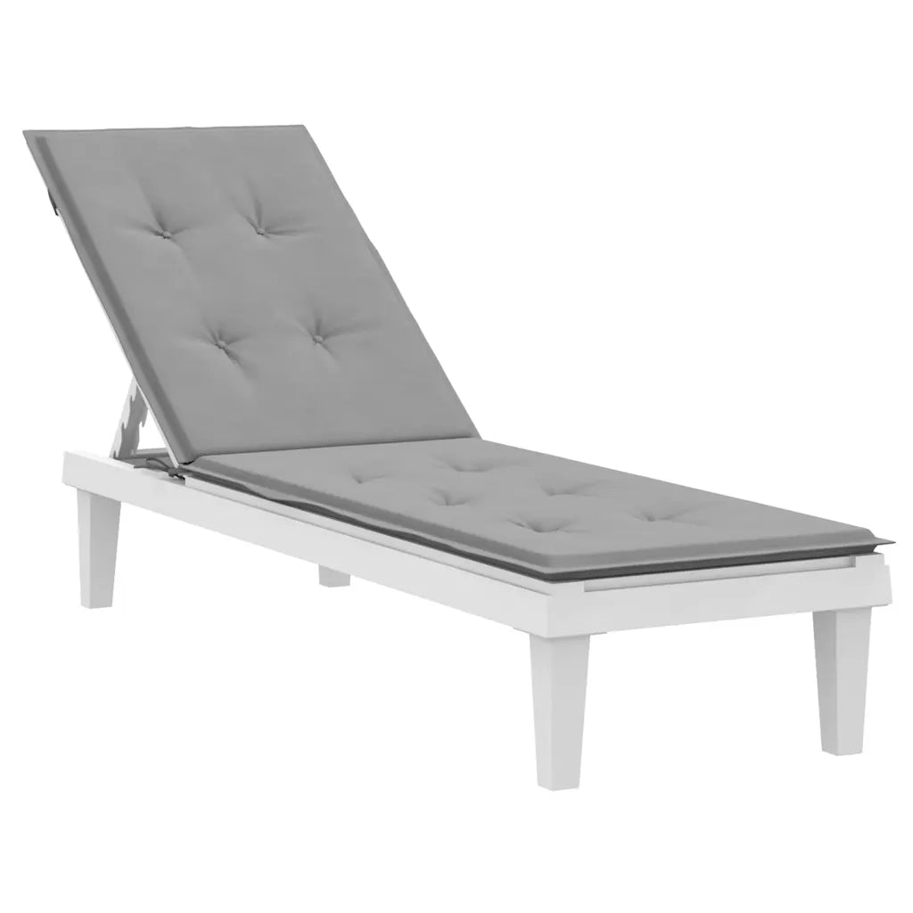 Cuscino per Sdraio Grigio (75+105)x50x4 cm 314174