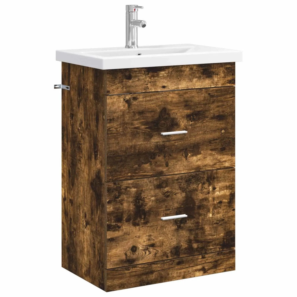 Set di mobili per il bagno Rovere Fumo 61 x 40 x 84,5 cm 3404370