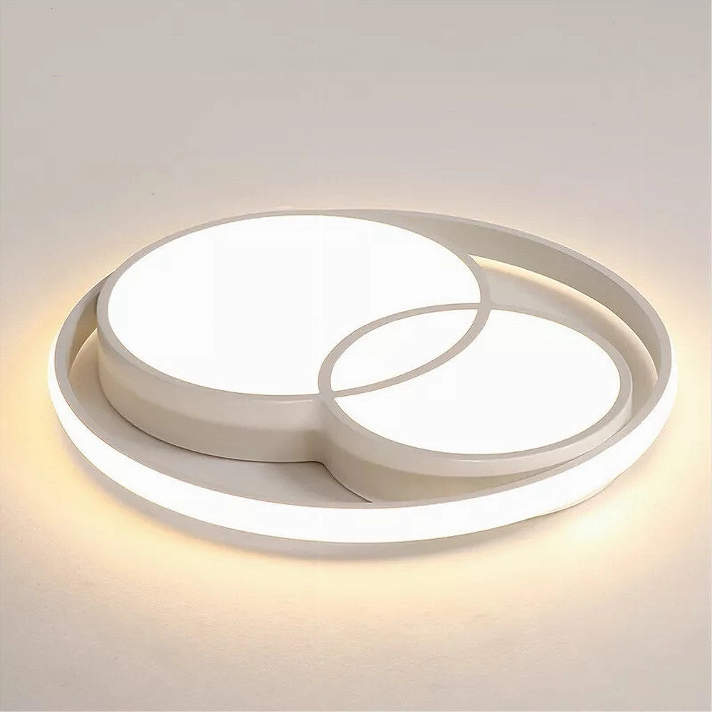 Trade Shop - Plafoniera Led 36 W Cerchio Bianco Moderno Da Soffitto Tonda Luce Naturale 71431 -