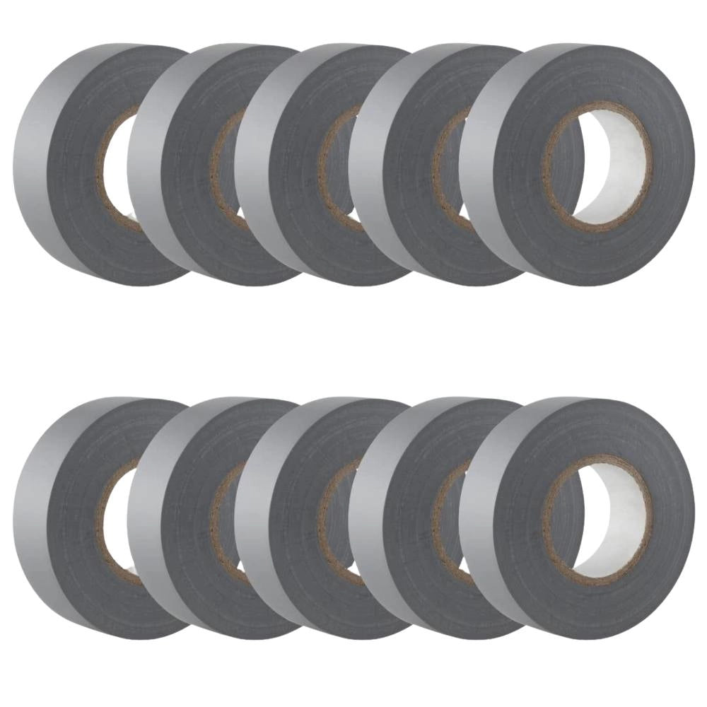 Kit nastro isolante in pvc autoestinguente multicolore per impianti sicuri *** colore grigio, dimensioni 25 mm x 25 m...