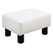 Pouf in similpelle ¨C zephmum ¨C 38x38x41 cm bianco