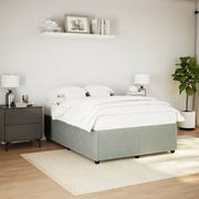 Giroletto senza Materasso Grigio Chiaro 140x190 cm Velluto 3285006