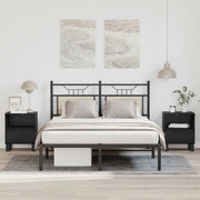 Armadietto per letto con cassetto Rovere Nero 40 x 35 x 50 cm 8004339