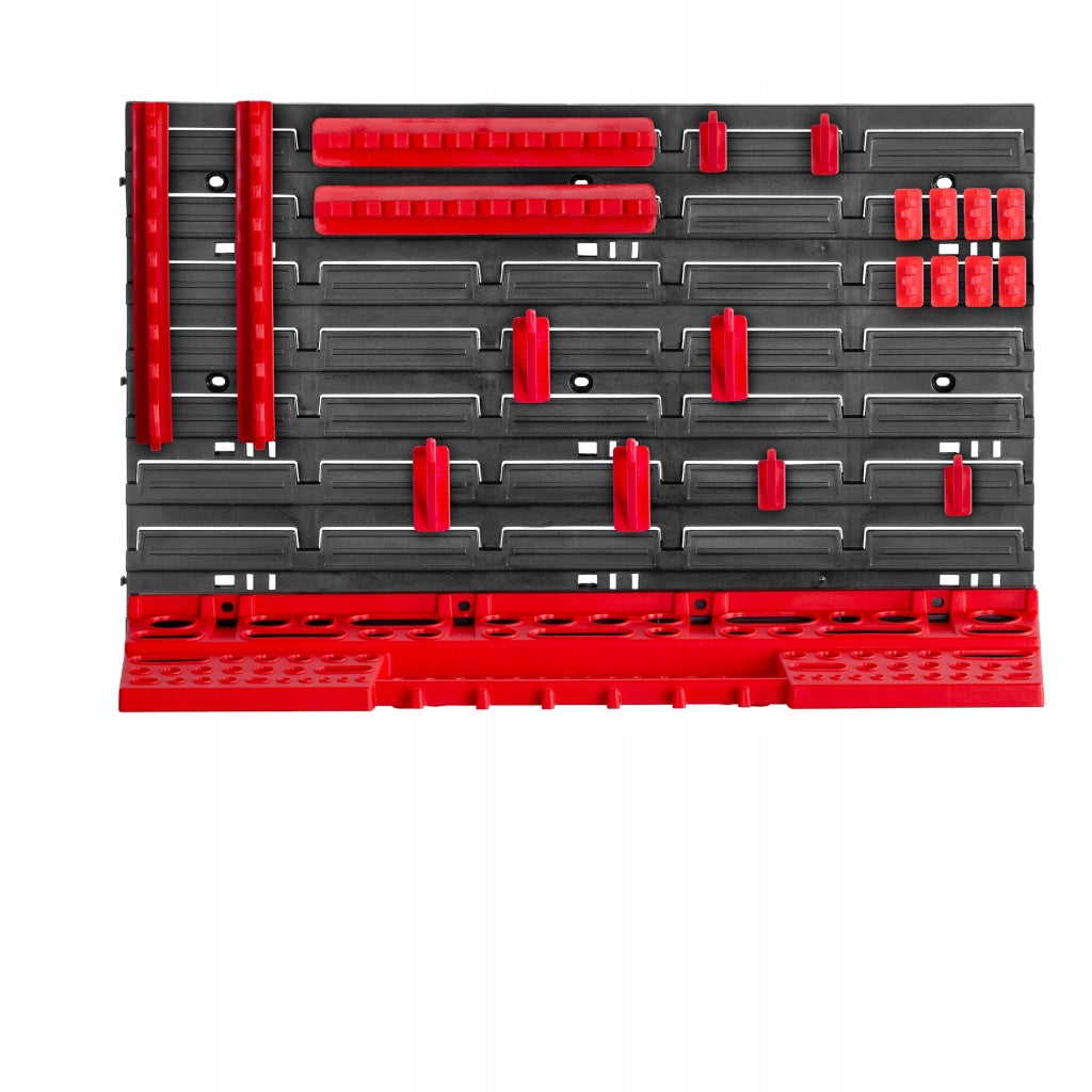 Pannello portautensili KADAX da parete per officina, 58x39 cm, 20 supporti, per garage e officina.